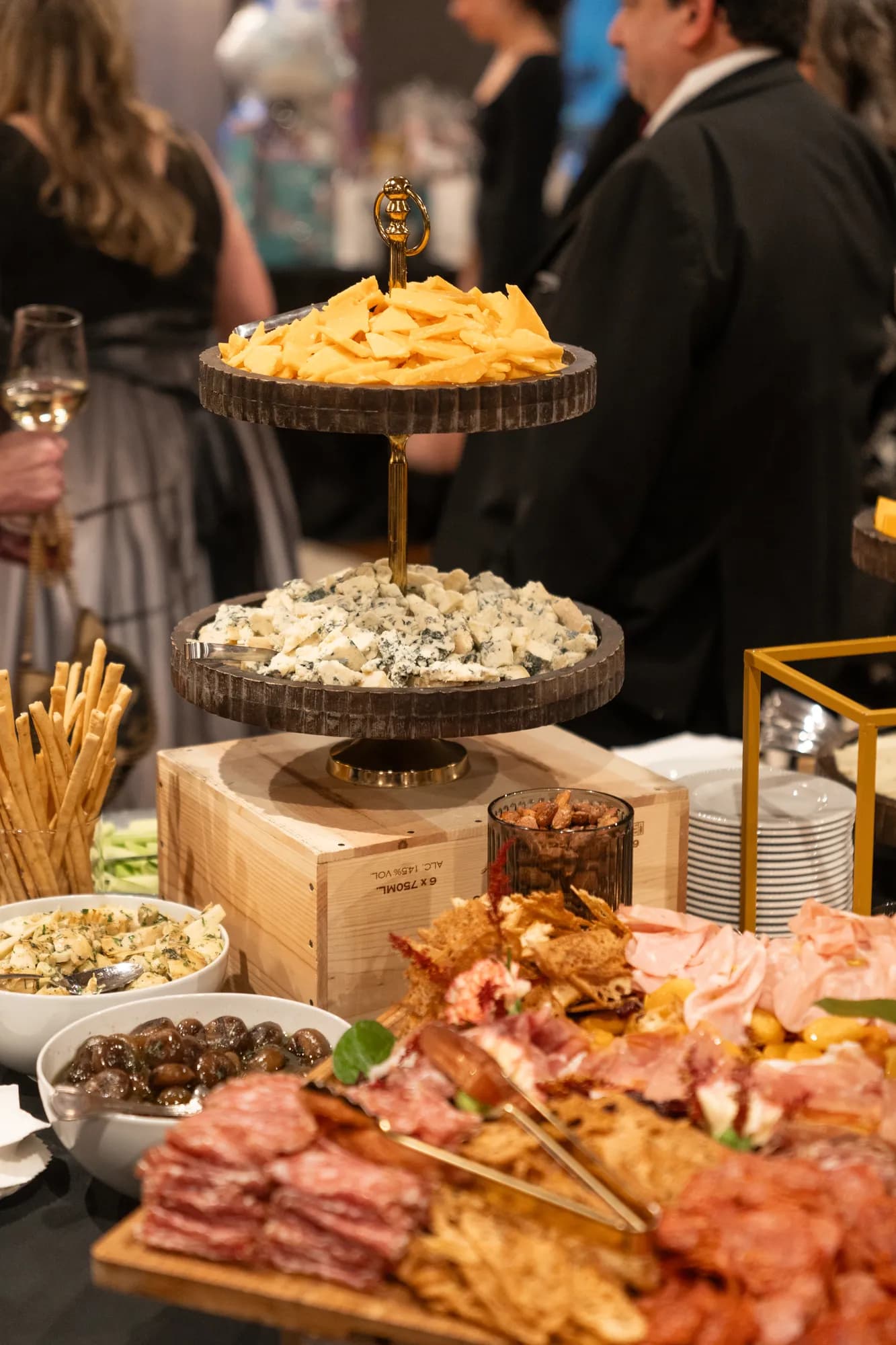 A grazing and charcuterie display at a TillingHouse celebration
