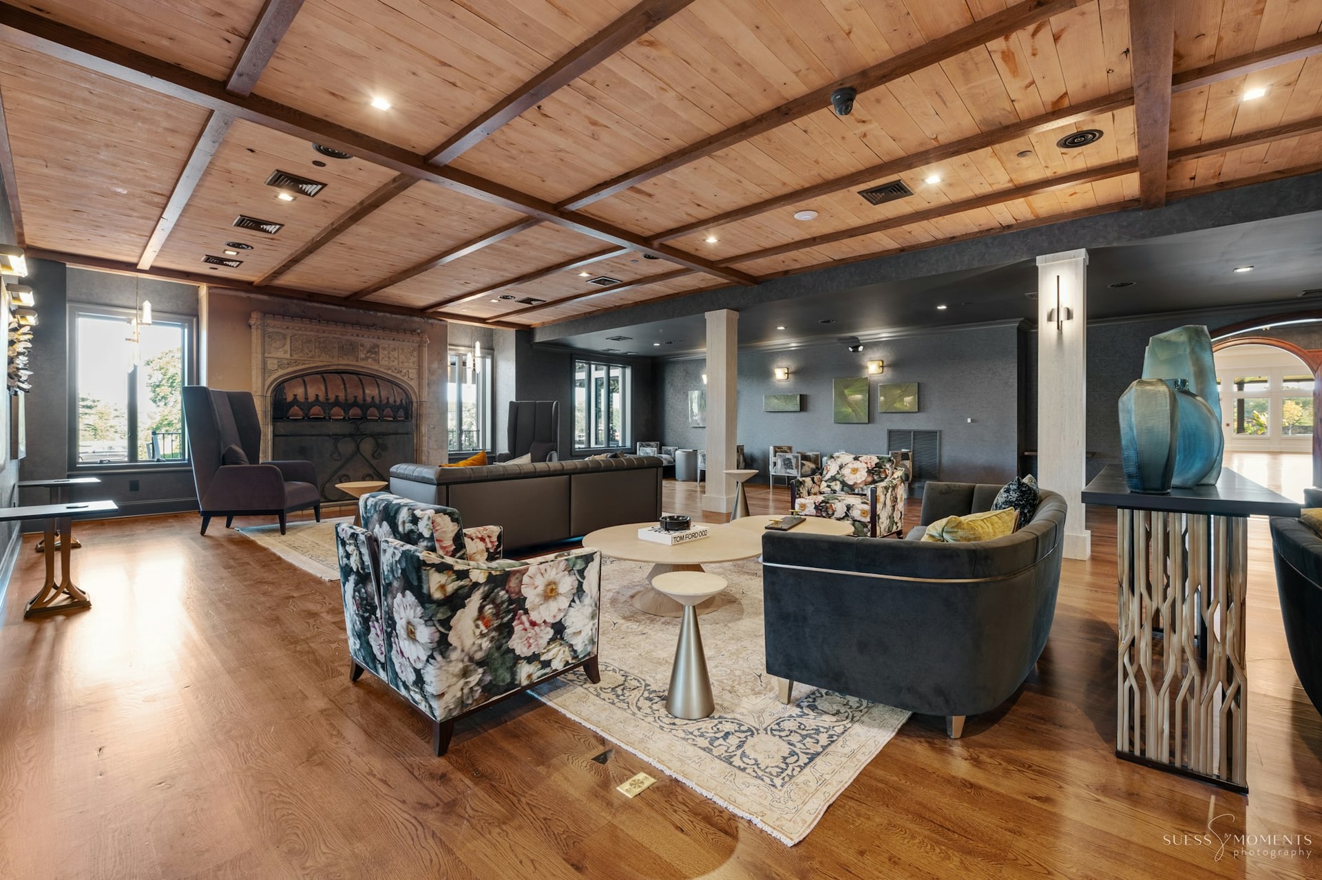 A modern lounge interior with soft seating at TillingHouse
